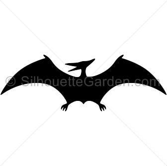 Pterodactyl Silhouette Tattoo