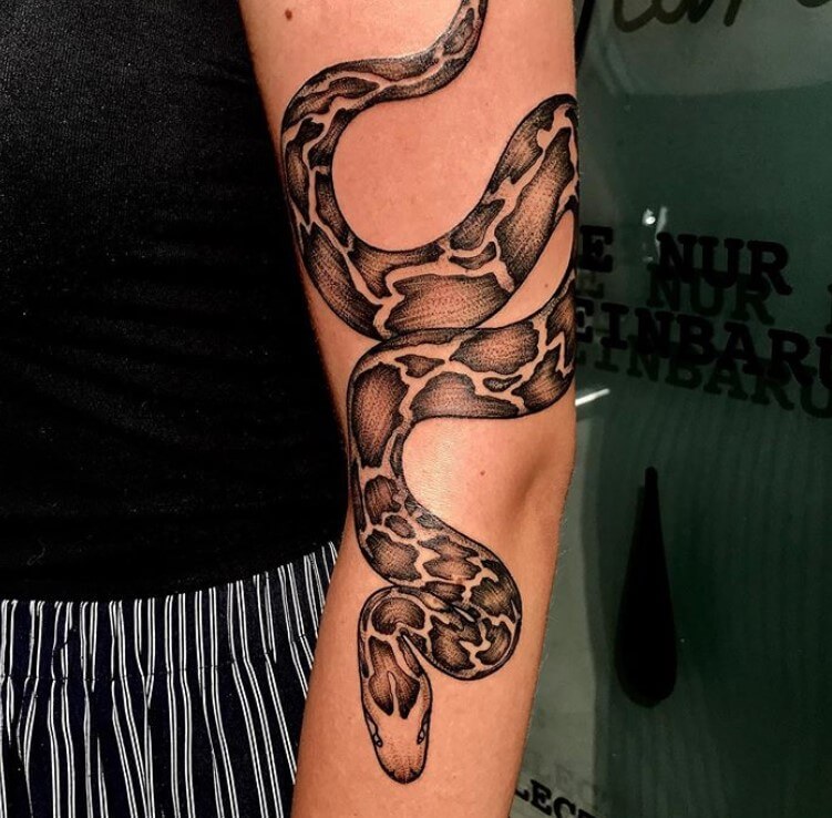 5 Stunning Python Tattoo Designs for Reptile Enthusiasts