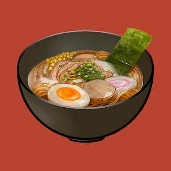 Ramen Bowl Illustration Designed By Me For My Friend Kathie Small