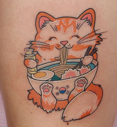 Ramen Tattoos Passion For Japan And Its Gastronomy