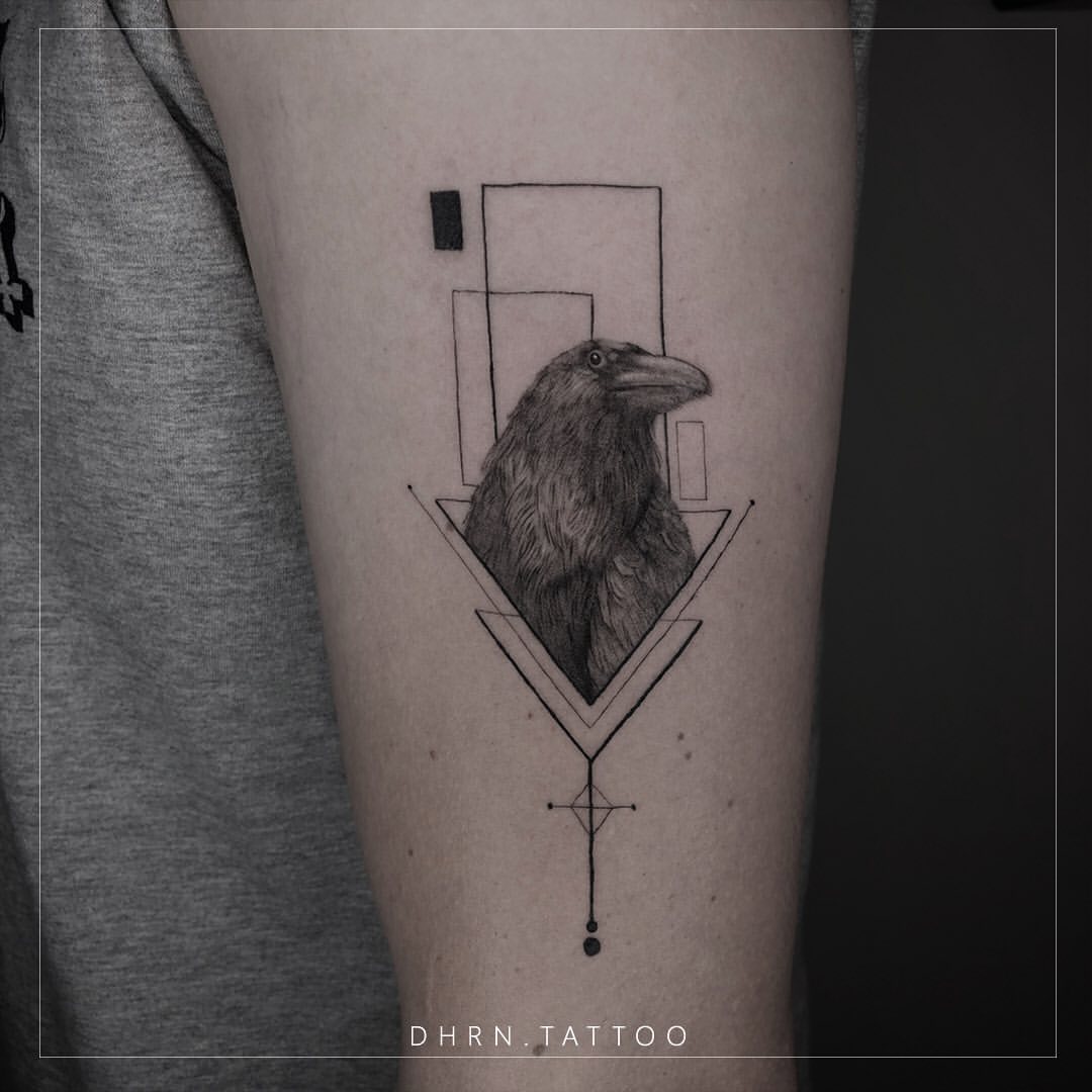 Raven Tattoo 30 Images That Will Prove This Bird Is Way Cooler Than