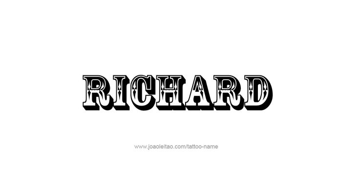 Richard Name Tattoo Ideas: Ink Your Identity