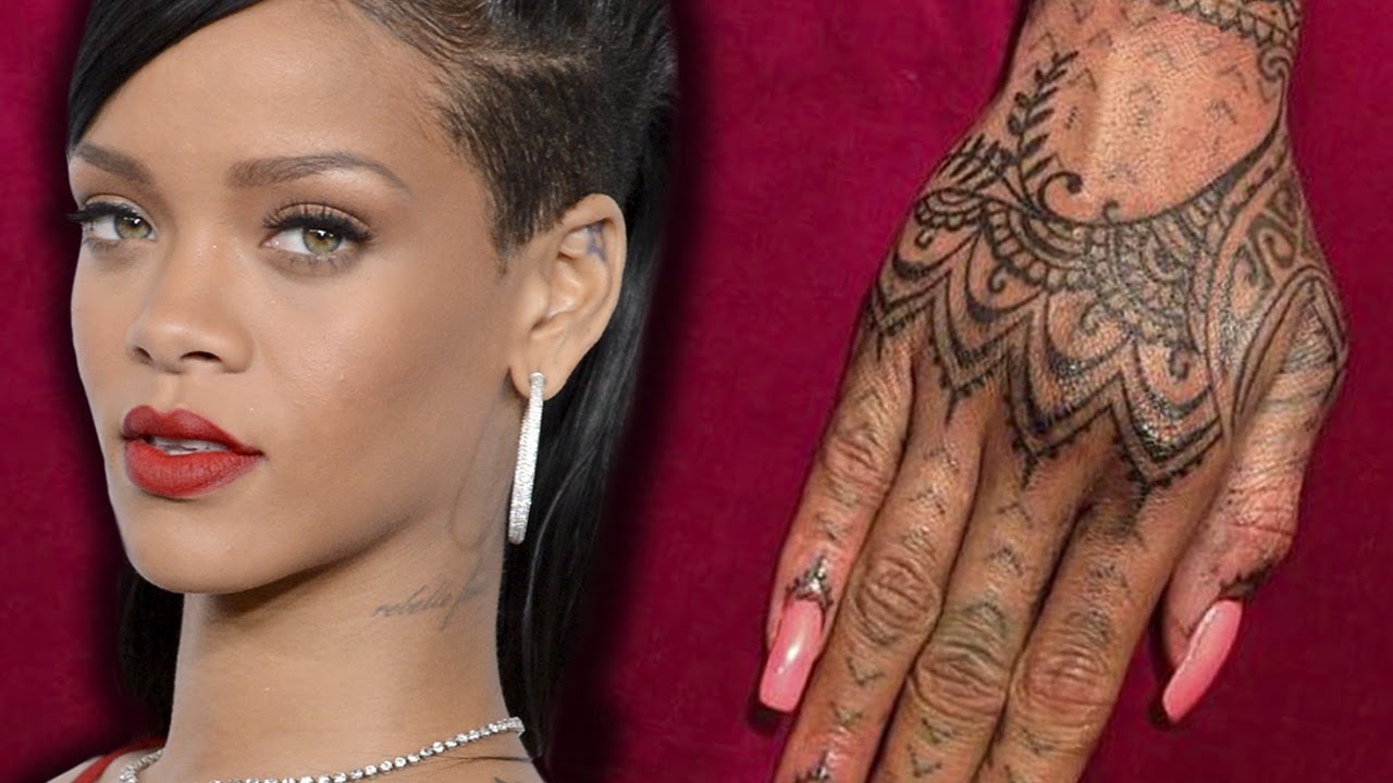 Rihanna S Hand Tattoos Youtube