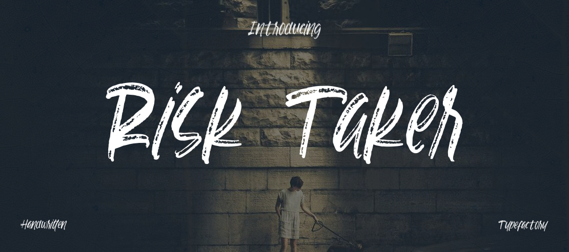 Risk Taker Font By Typefactory Creative Fabrica