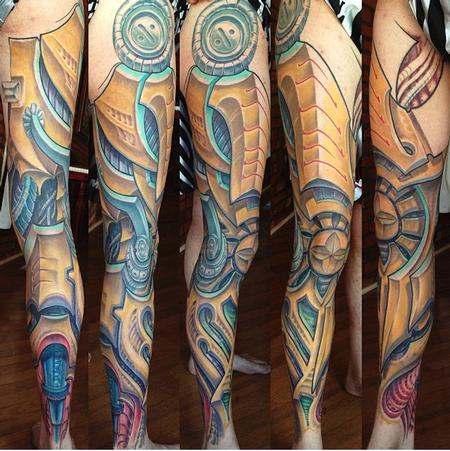 5 Robotic Leg Tattoo Designs for Tech Enthusiasts