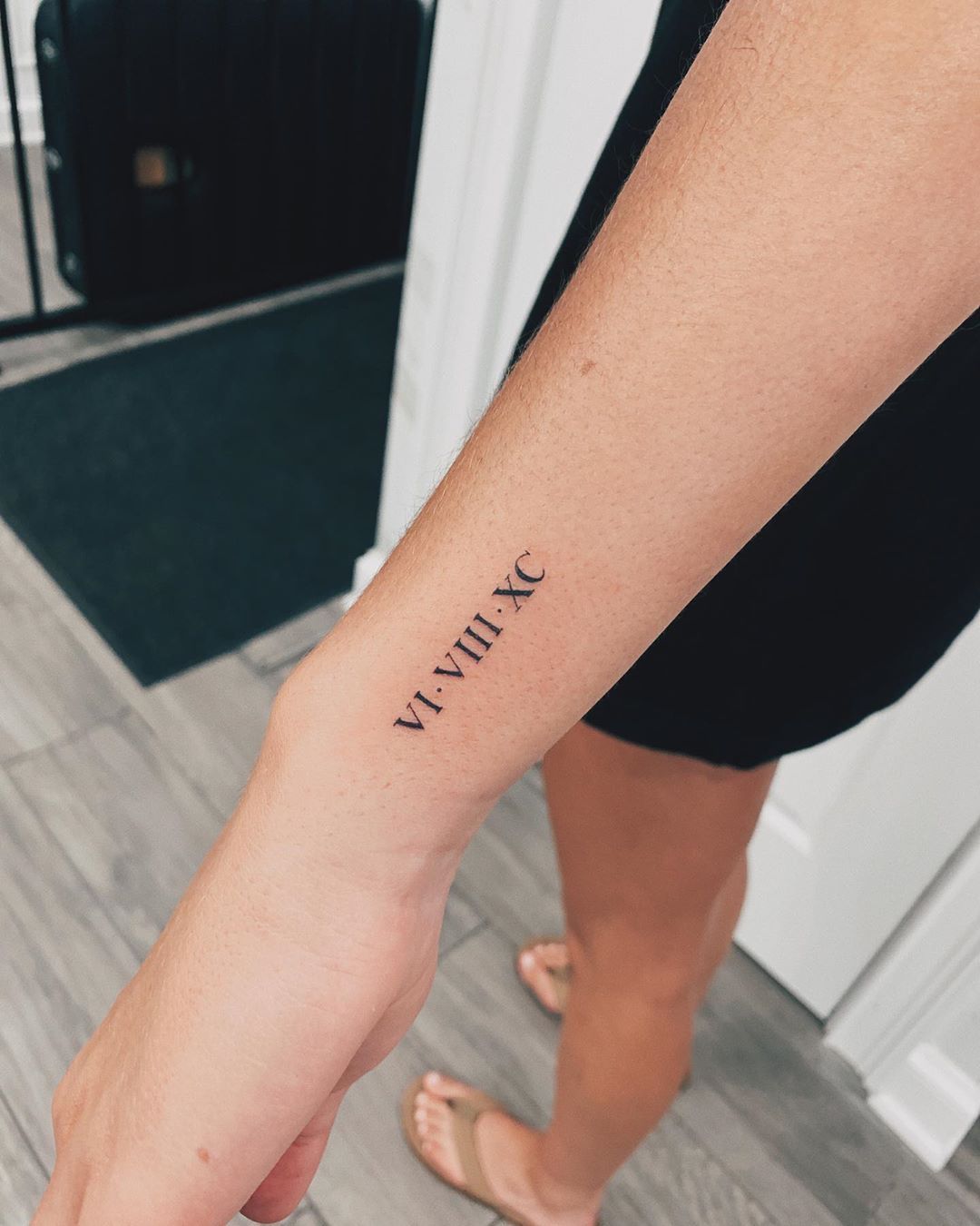 Roman Numeral Tattoo 19 Roman Numeral Date Tattoo Roman Numeral