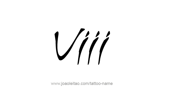 Roman Numeral Tattoo 8 13 12 Viii Xiii Xii Tattoos Roman Numeral