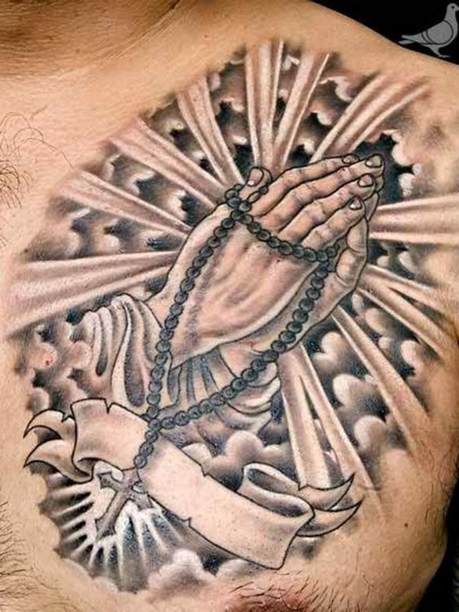 Rosary Bead Tattoo Holy Rosary Tattoo On Hand Rosary Foot Tattoos