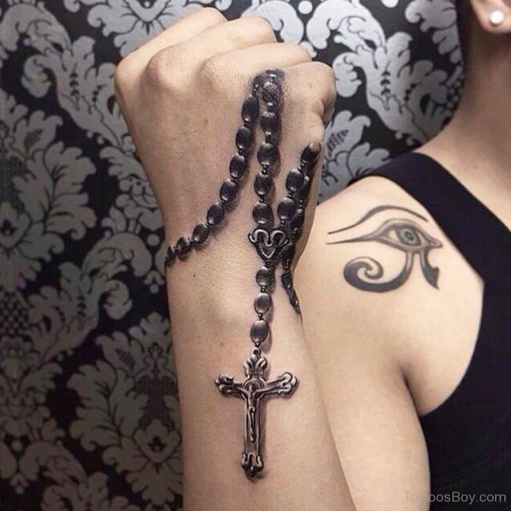 Rosary Bead Tattoos For Men Google Search Rosary Bead Tattoo