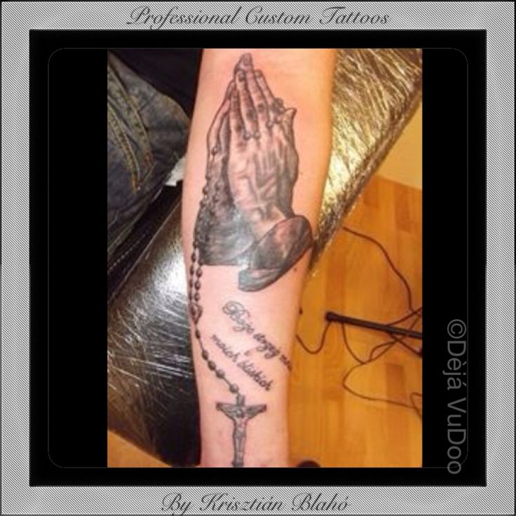 Rosary Beads And Praying Hands Tattoo Praying Hands Tattoo Design