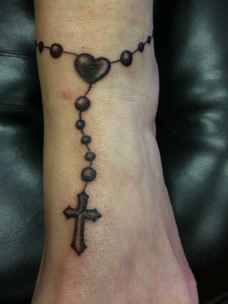 Ankle Rosary Tattoos: Inspiring Designs and Meanings