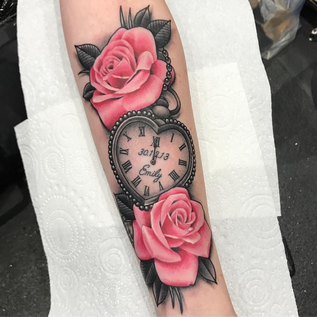 5 Stunning Rose and Watch Tattoo Designs You'll Love