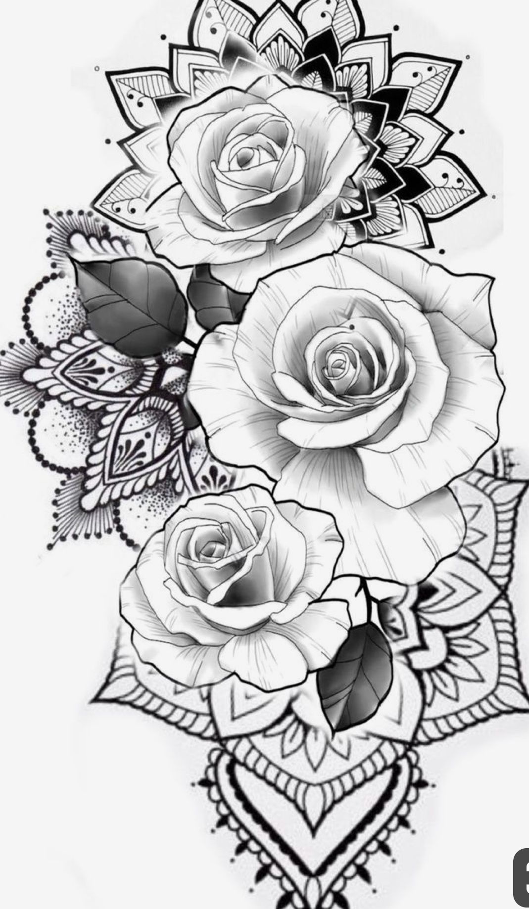 Rose Mandala Tattoo Forearm Mandala Tattoo Mandala Tattoo Design