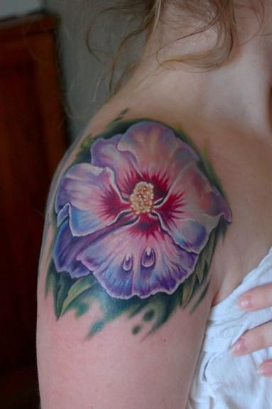 Rose Of Sharon Tattoo By Evan Olin Tattoos