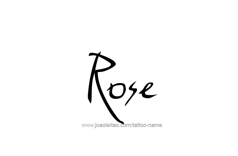 5 Stunning Rose Tattoo Name Designs You'll Love