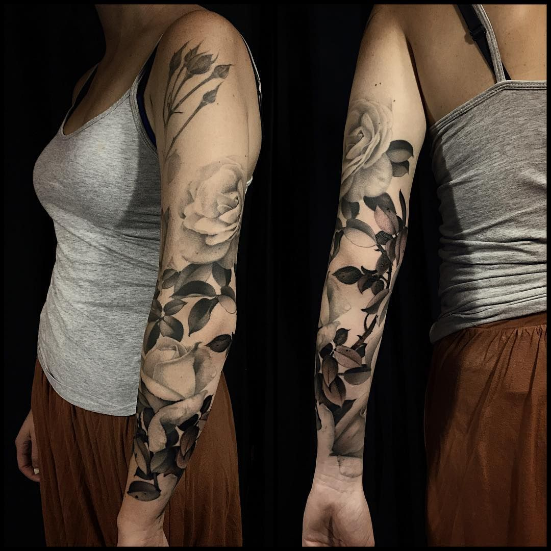 Rose Thorns Tattoo 20 Fantastic Ideas Rose Thorn Tattoo Sleeve