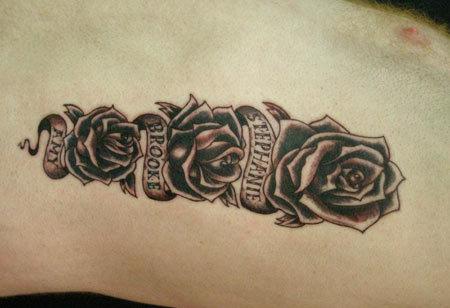 5 Stunning Rose With Scroll Tattoo Designs You'll Love