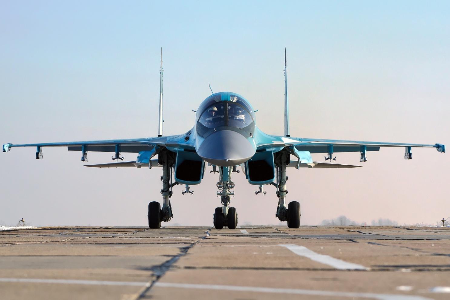 Russian Su 34 Fighter Bomber On Patrol Mission One News Page Video