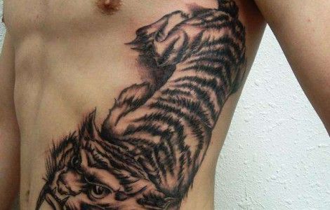 Saber Tooth Tiger Tattoo Tattoos Tiger Tattoo Body Tattoos