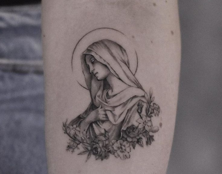 7 Stunning Saint Mary Tattoo Ideas