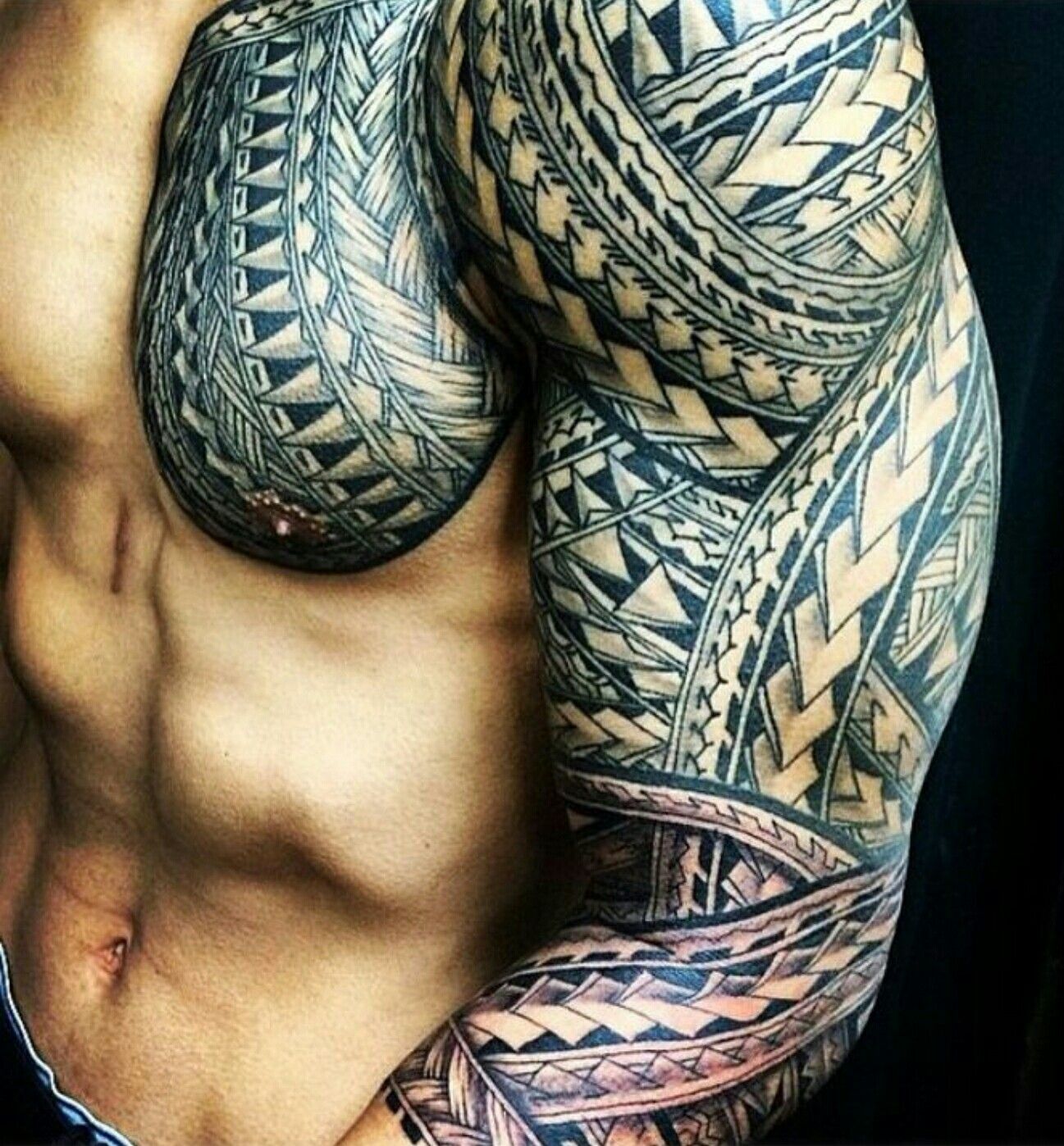 Samoan Tattoo Designs Polynesian Tattoo Sleeve Samoan Tribal Tattoos