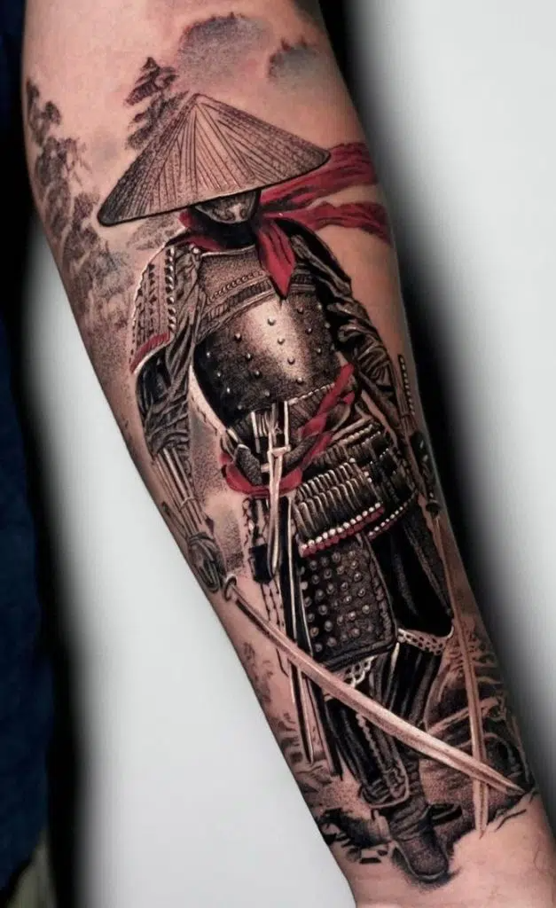 10 Stunning Samurai Forearm Tattoo Designs for Inspiration