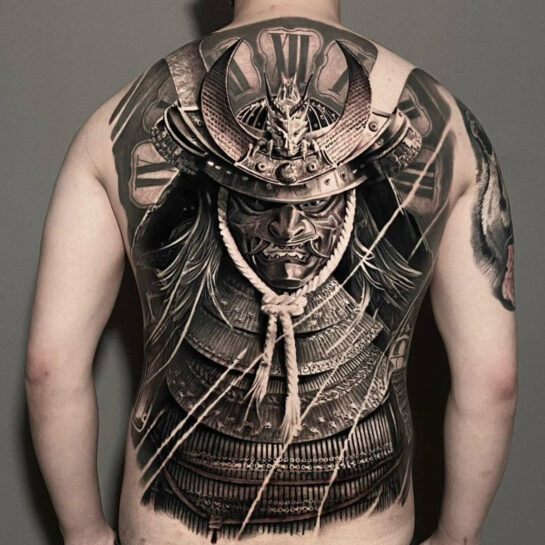 5 Stunning Samurai Tattoo Back Designs You'll Love