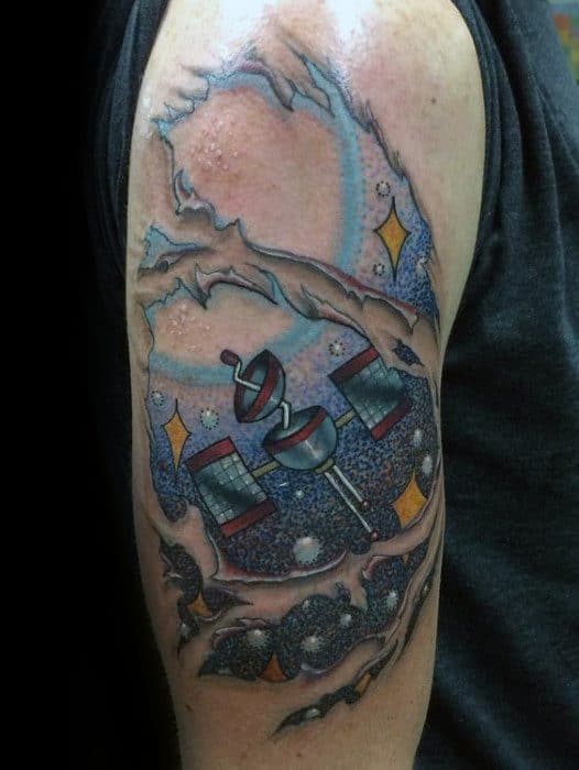 5 Stunning Satellite Tattoo Designs to Inspire You