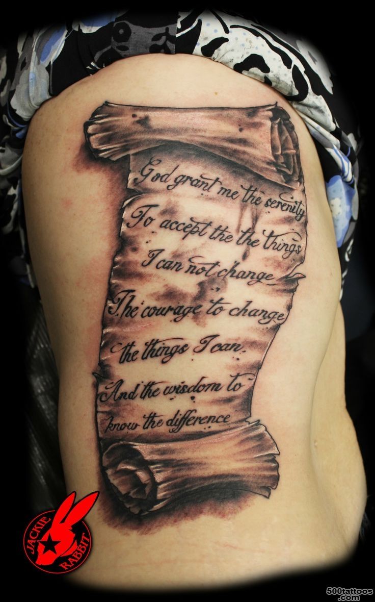 Scroll Tattoo Photo Num 8998