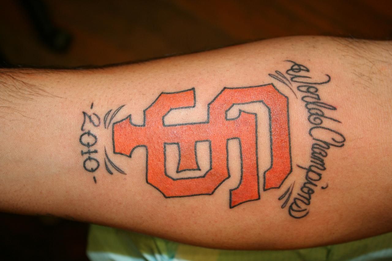 Sf Giants Tattoos San Francisco Color Tattoos Tatuajes De Colores