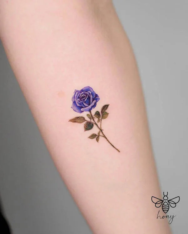 Share 82 Small Rose Flower Tattoo In Coedo Com Vn