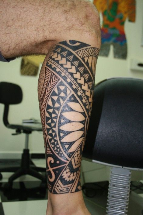 Share 85 Tribal Knee Tattoos Best In Cdgdbentre