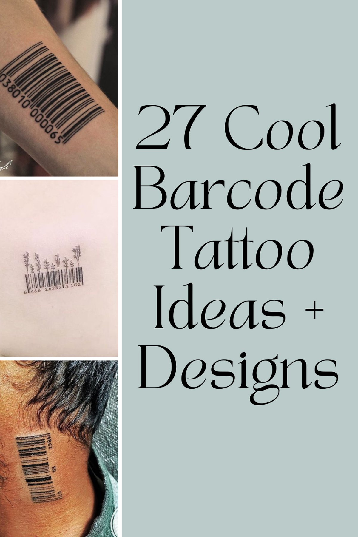 Share More Than 84 Barcode Tattoo Book Super Hot In Cdgdbentre