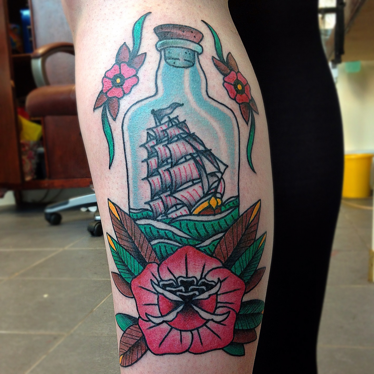 5 Creative Ship in a Bottle Tattoo Ideas