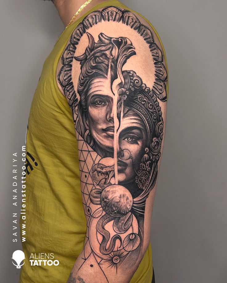 Shiv Shakti Tattoo Tattoos Forearm Tattoo Shiva Tattoo