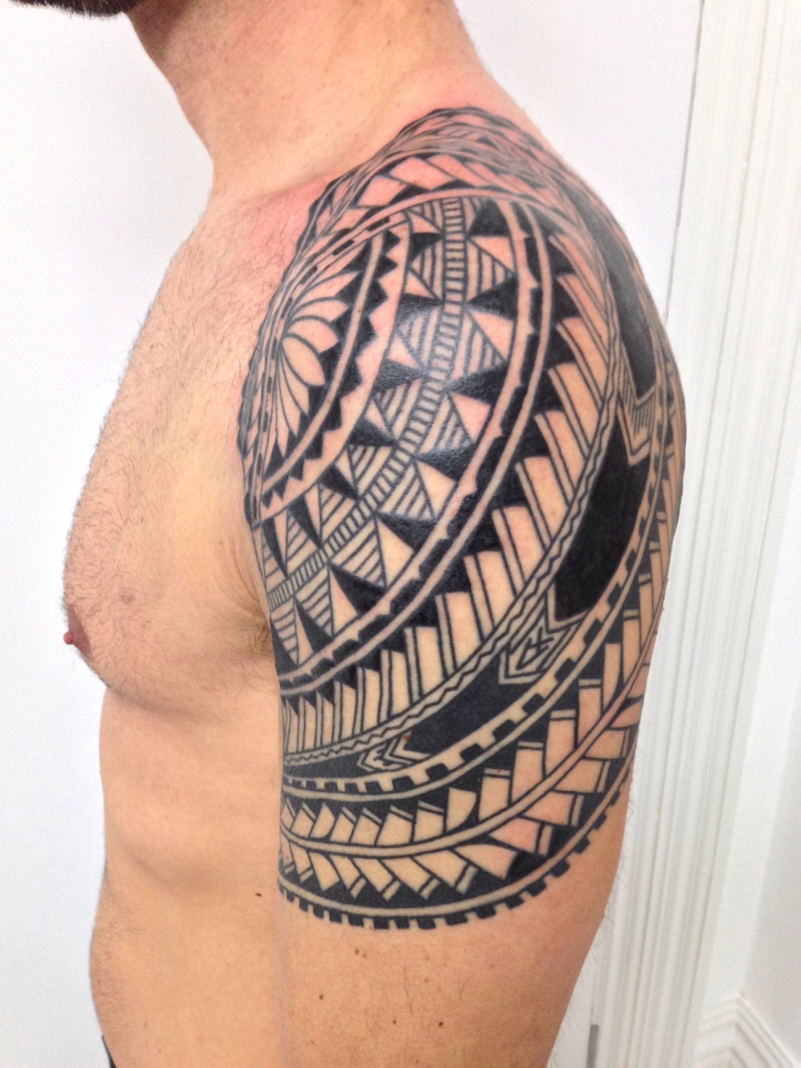 Polynesian Shoulder Tattoo Designs: Cultural Ink Inspiration