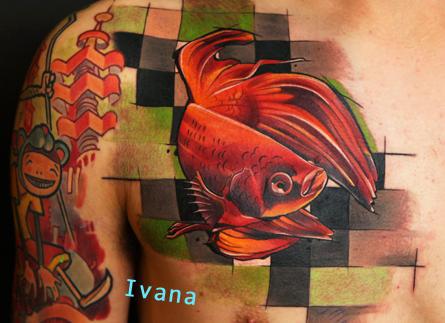 Siamese Fighting Fish By Ivana Tattoo Art Tattoonow