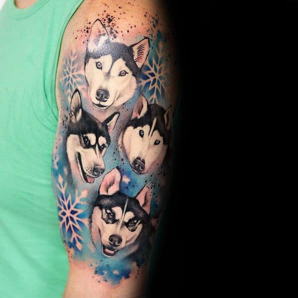 10 Stunning Siberian Husky Tattoo Ideas You'll Love