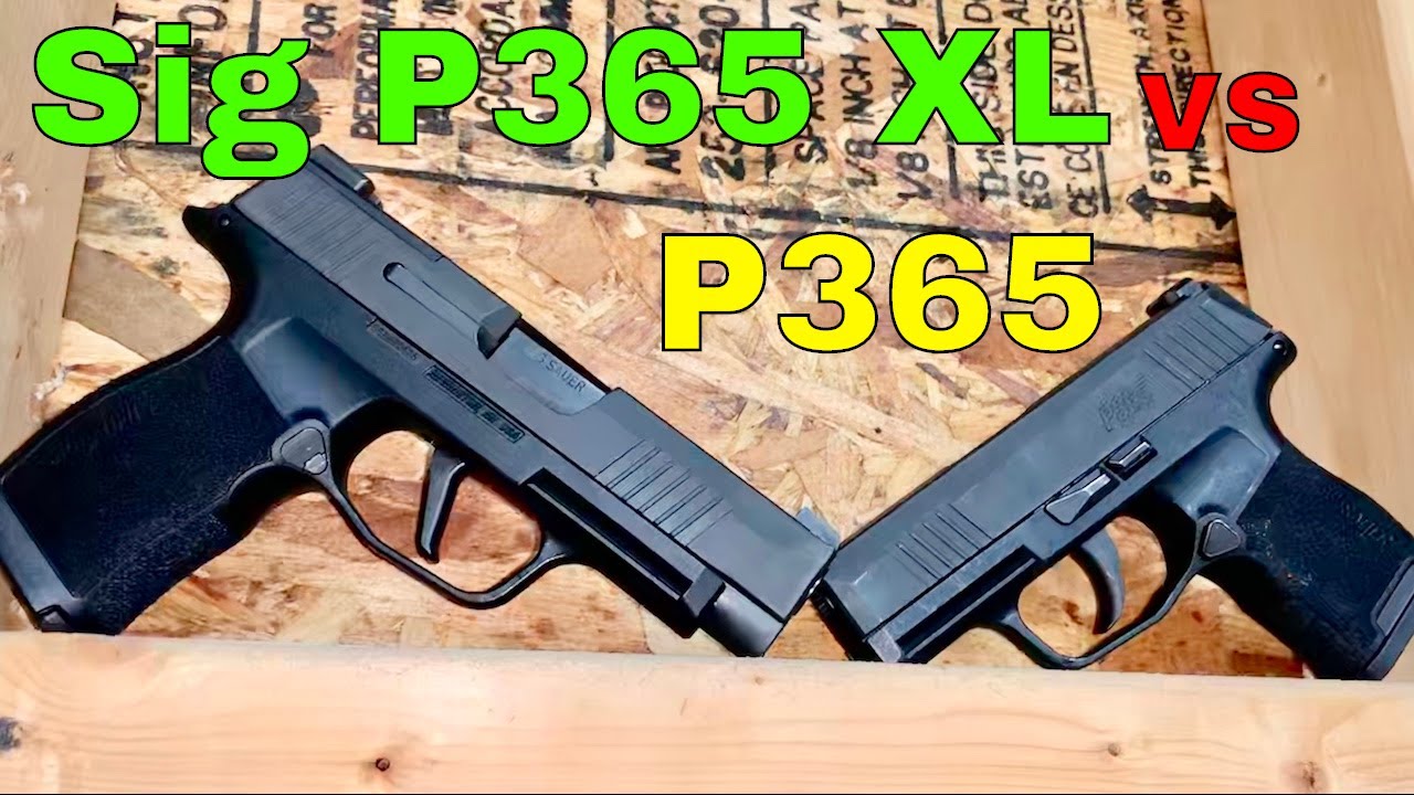 Sig Sauer P320 And Glock Comparisons Youtube