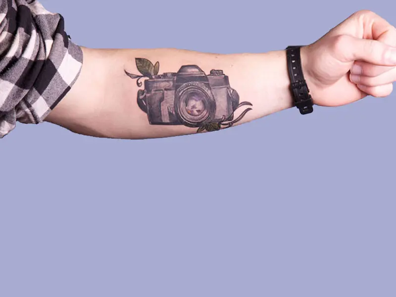 7 Unique and Simple Camera Tattoo Design Ideas