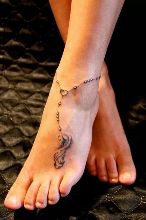 Simple Foot Tattoo Designs for Your Next Ink