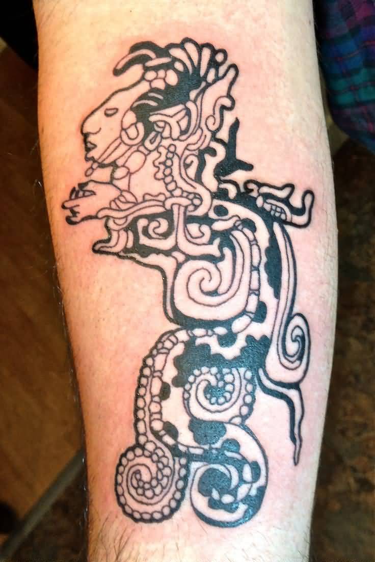 Simple Mayan Tattoos