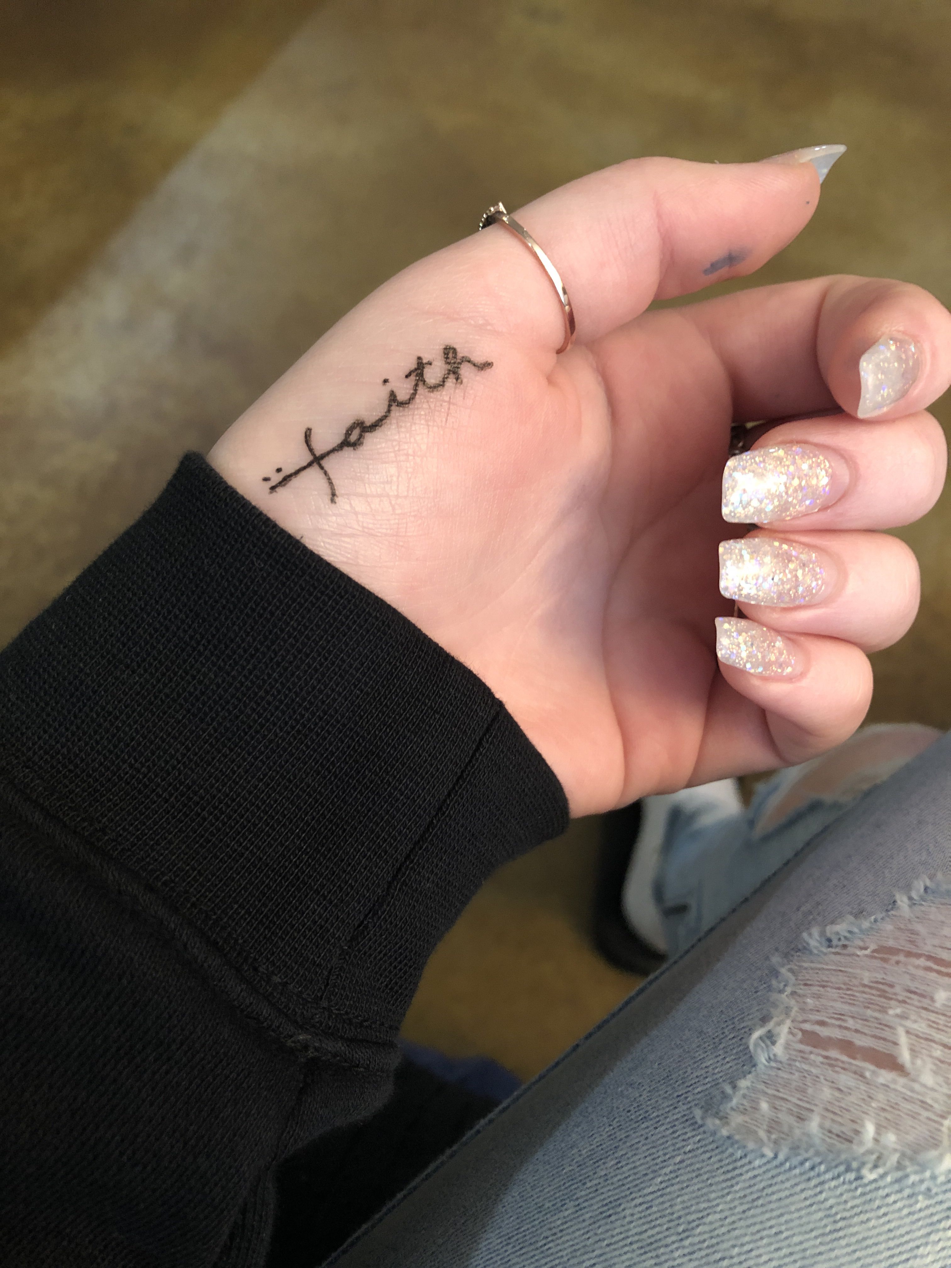 Simple Tattoo On Hand