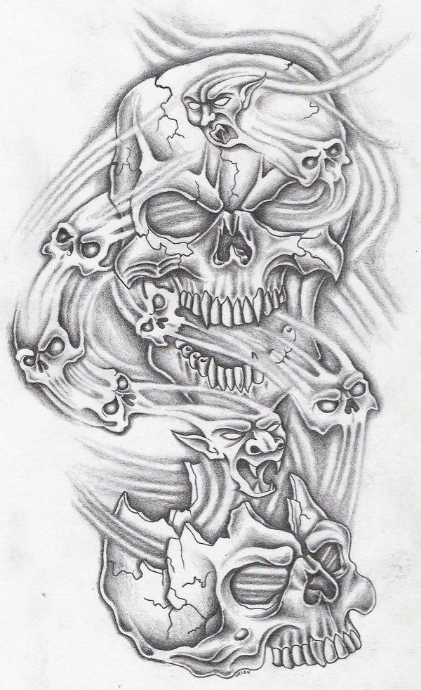 Skull Tattoo Sleeve Designs: Inspiring Ideas