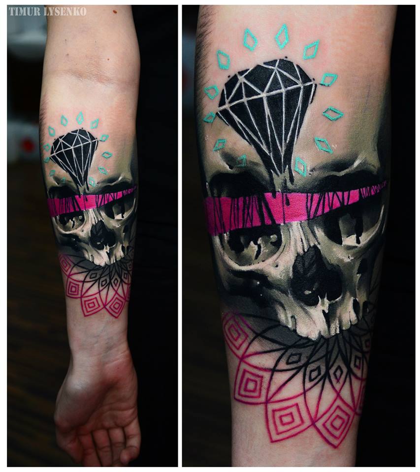 Skull Tattoos By Timur Lysenko