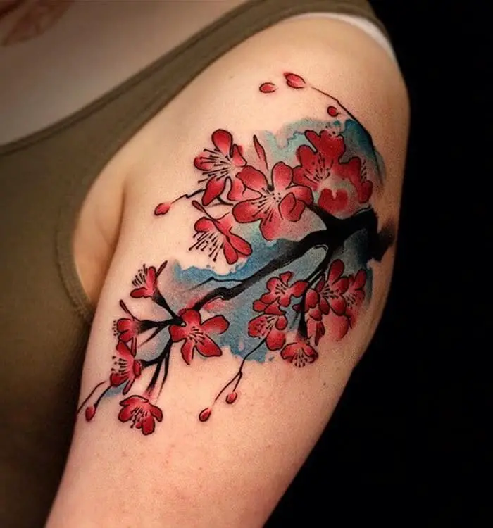 5 Stunning Small Cherry Blossom Tattoo Designs