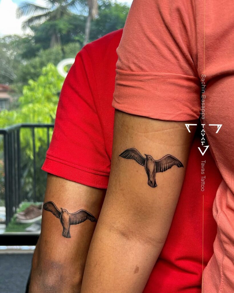 Small Couple Tattoos On Hand