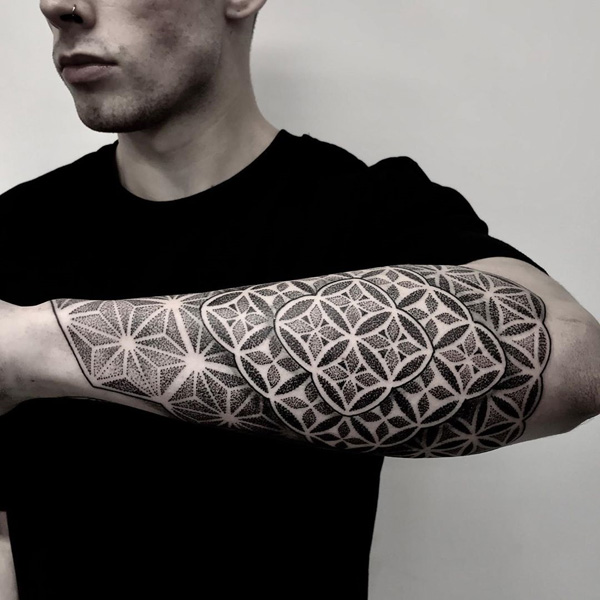 Discover the Art of Small Dotwork Tattoos