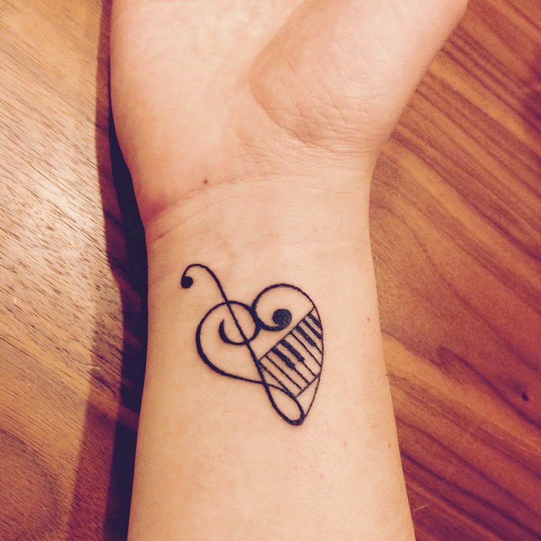 20 Small Music Tattoo Designs You'll Love