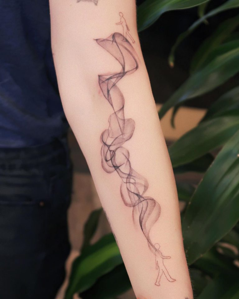 Smoke Tattoo By Mj